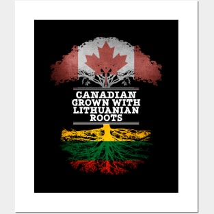 Canadian Grown With Lithuanian Roots - Gift for Lithuanian With Roots From Lithuania Posters and Art